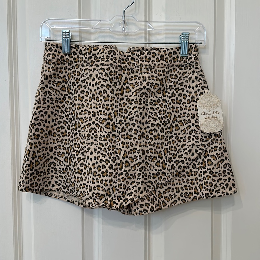 NWT Altar’d State skort. Cheetah print size S